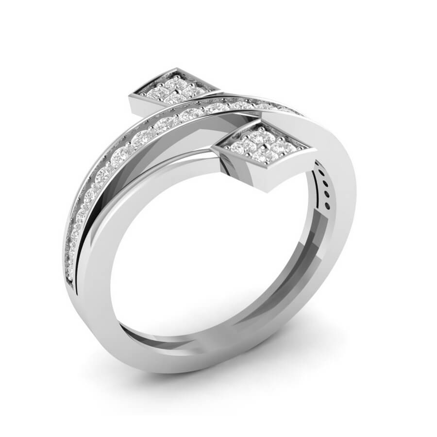 Charm diamond wedding on sale bands