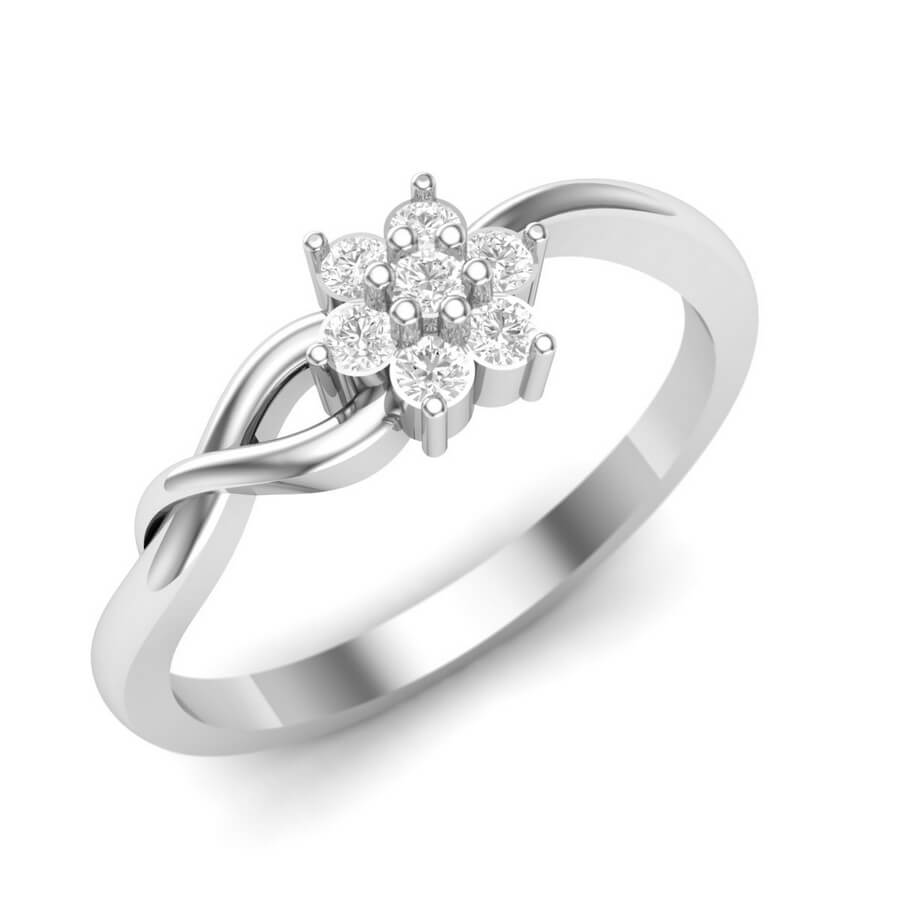 Evara platinum hot sale diamond ring