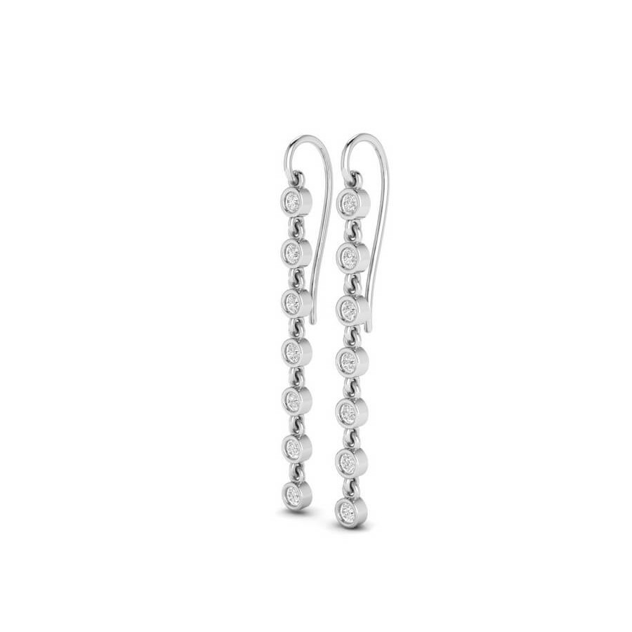 Diamond Drop Earrings