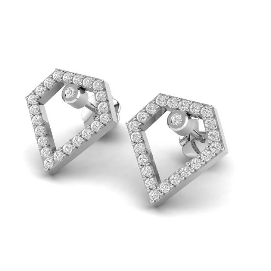 Morden Diamond Earrings