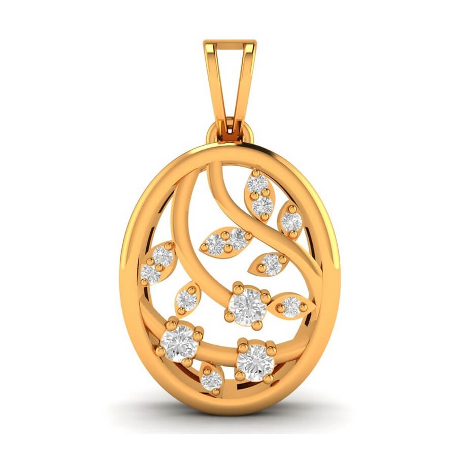 Gold pendant 2024 under 5000