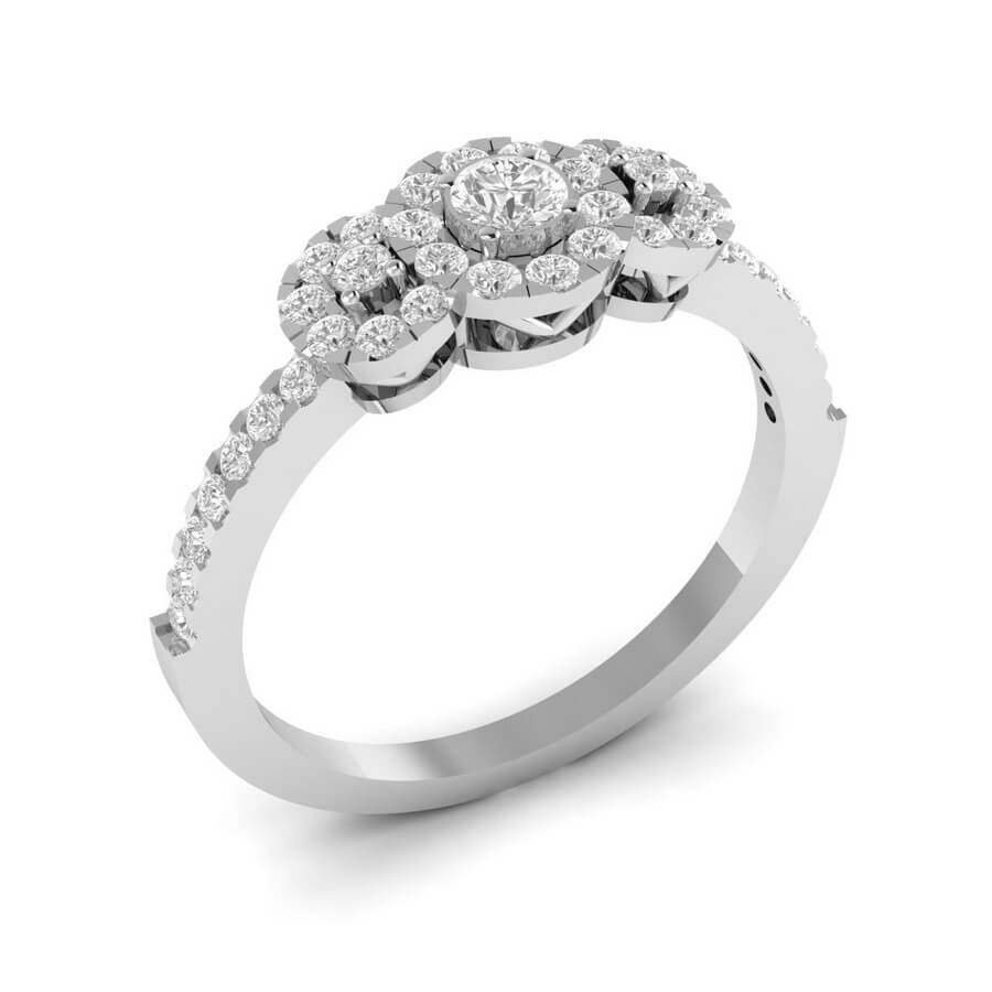 Clara Trio Diamond Ring